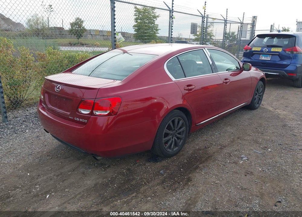 2006 LEXUS GS 300 VIN: JTHCH96S260005002
