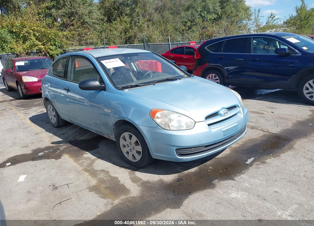 2009 HYUNDAI ACCENT GS VIN: KMHCM36C79U106970