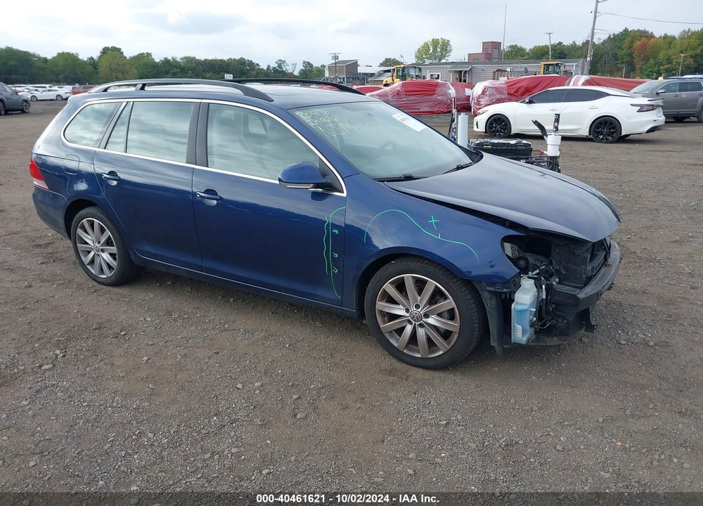 2013 VOLKSWAGEN JETTA SPORTWAGEN 2.5L SE VIN: 3VWPP7AJ8DM619956