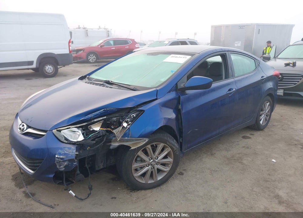 2016 HYUNDAI ELANTRA SE VIN: 5NPDH4AEXGH660975