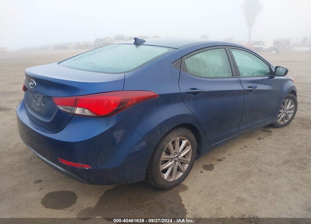 2016 HYUNDAI ELANTRA SE VIN: 5NPDH4AEXGH660975