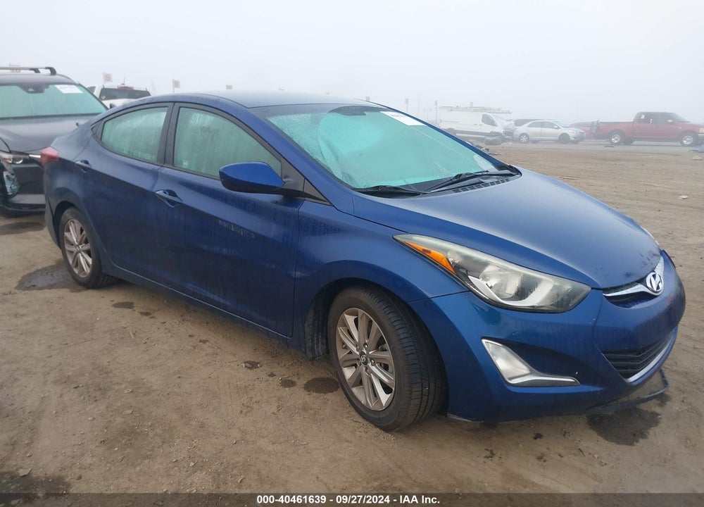 2016 HYUNDAI ELANTRA SE VIN: 5NPDH4AEXGH660975