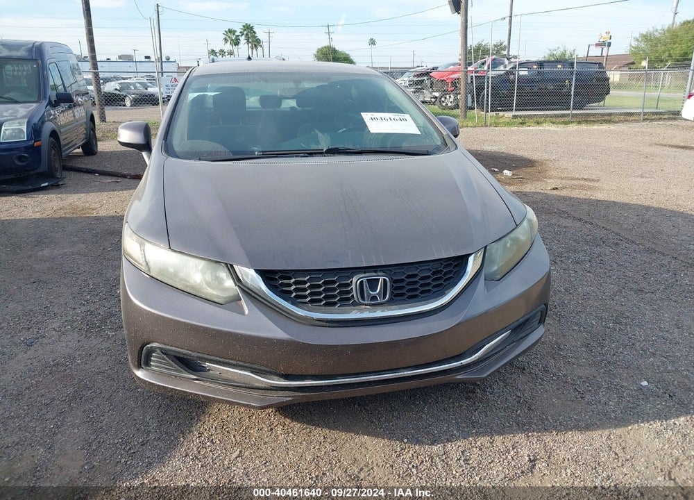 2013 HONDA CIVIC LX VIN: 19XFB2F58DE030251