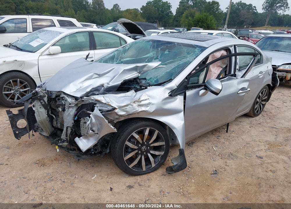 2014 HONDA CIVIC EX-L VIN: 19XFB2F96EE008981