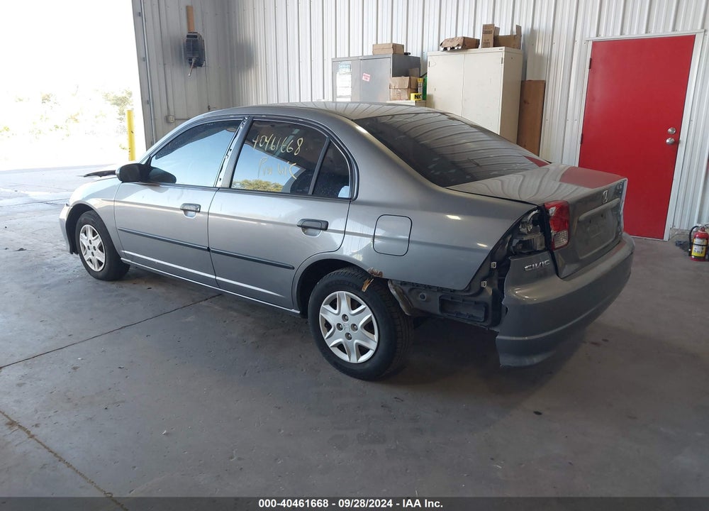 2005 HONDA CIVIC VP VIN: 1HGES16325L026629
