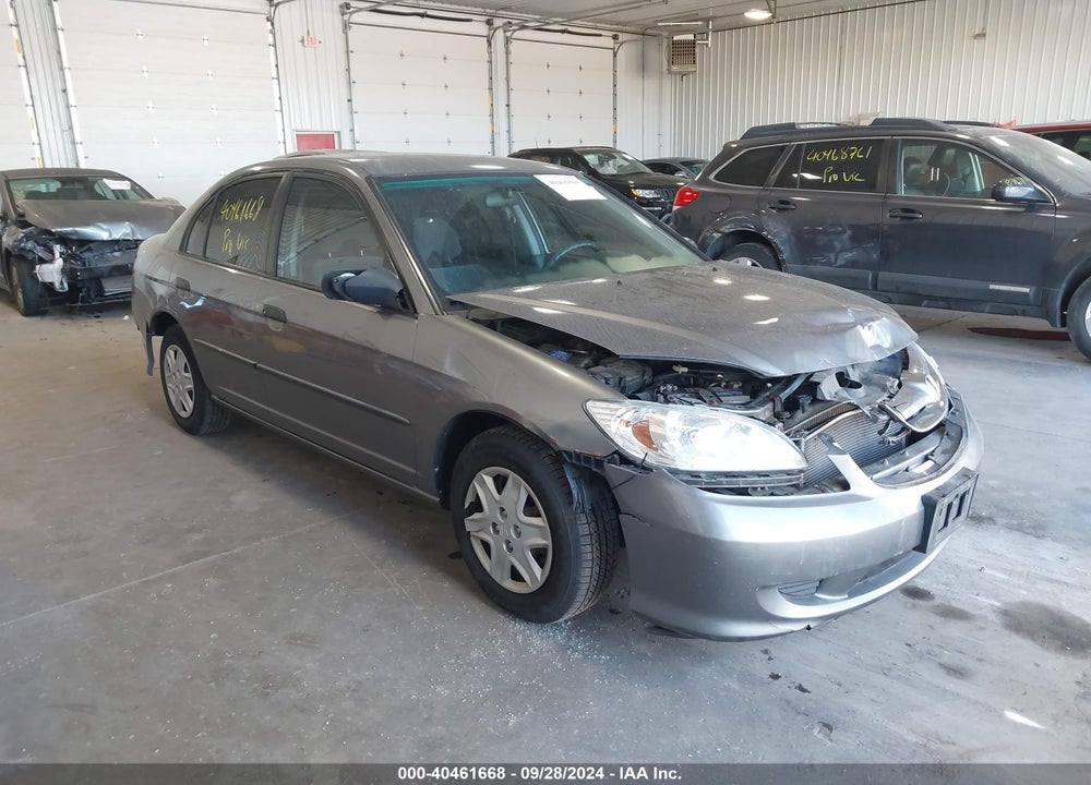 2005 HONDA CIVIC VP VIN: 1HGES16325L026629