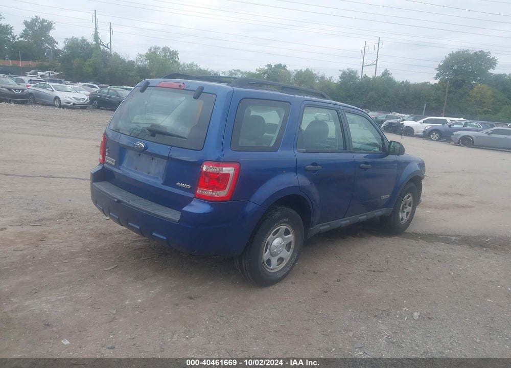 2008 FORD ESCAPE XLS VIN: 1FMCU92Z48KB26584