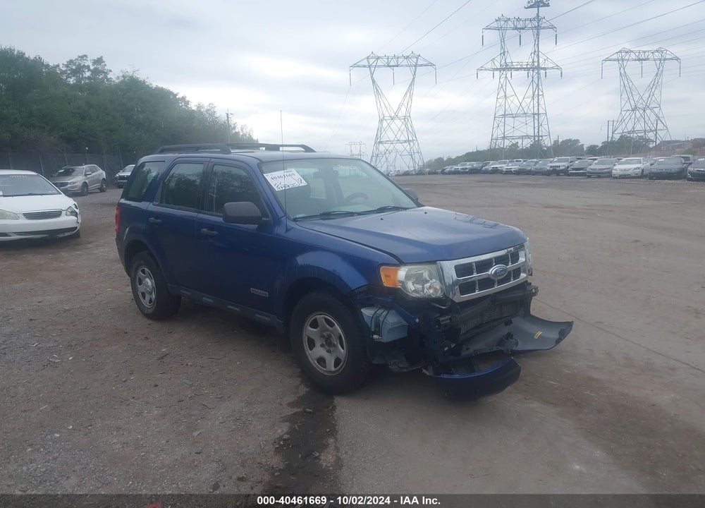 2008 FORD ESCAPE XLS VIN: 1FMCU92Z48KB26584