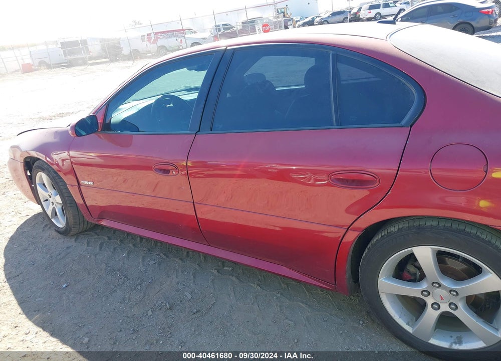 2005 PONTIAC BONNEVILLE GXP VIN: 1G2HZ54Y85U148407