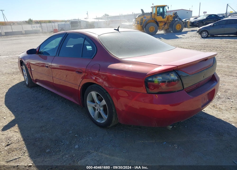 2005 PONTIAC BONNEVILLE GXP VIN: 1G2HZ54Y85U148407