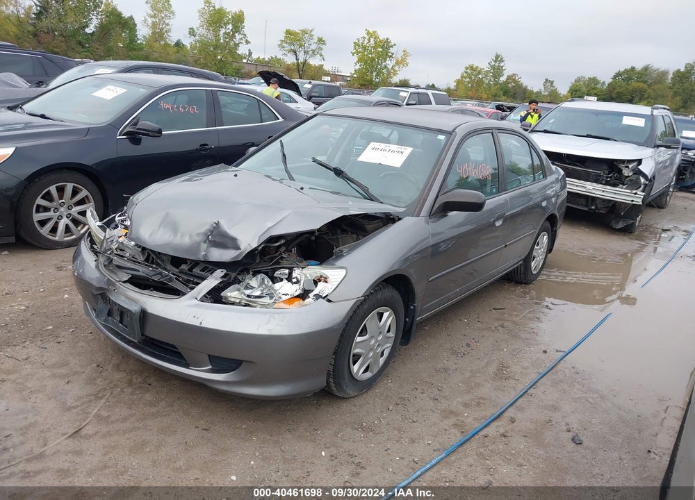 2005 HONDA CIVIC VP VIN: 2HGES16375H504184