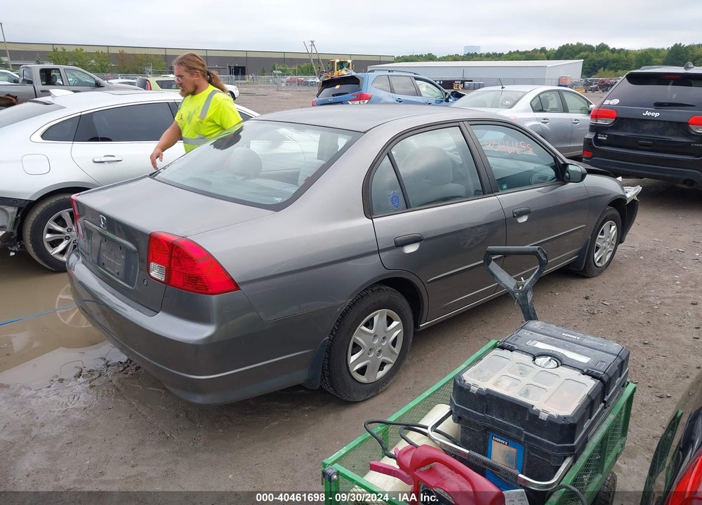 2005 HONDA CIVIC VP VIN: 2HGES16375H504184
