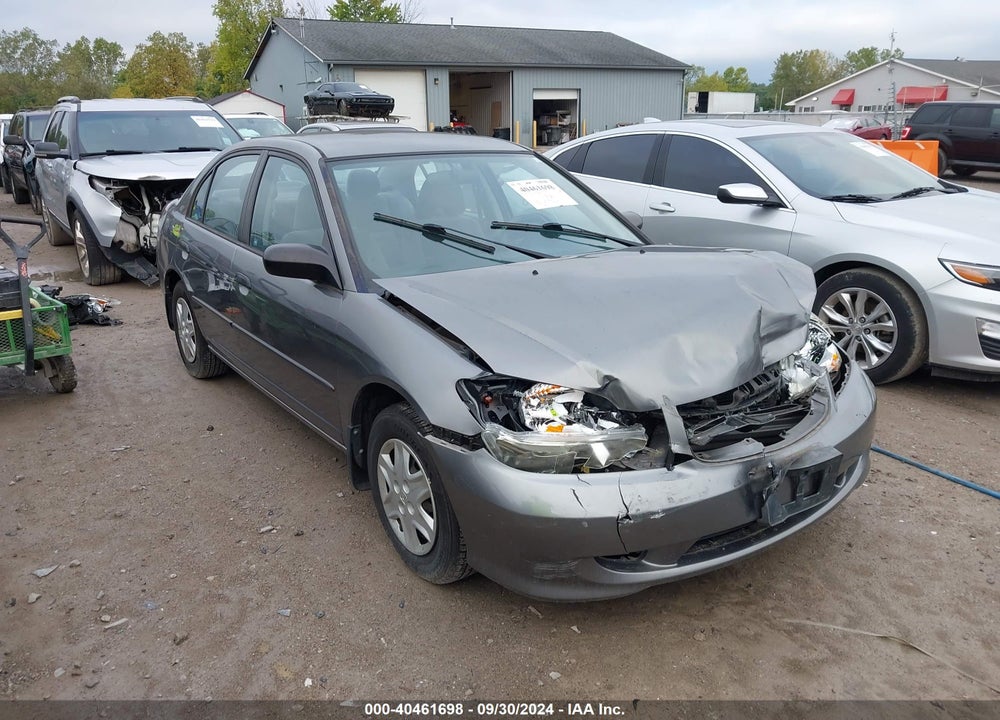 2005 HONDA CIVIC VP VIN: 2HGES16375H504184