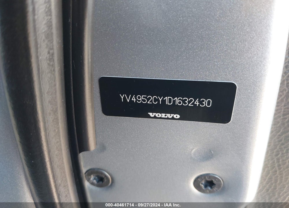 2013 VOLVO XC90 VIN: YV4952CY1D1632430