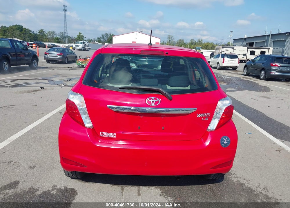 2014 TOYOTA YARIS VIN: JTDKTUD36ED592371