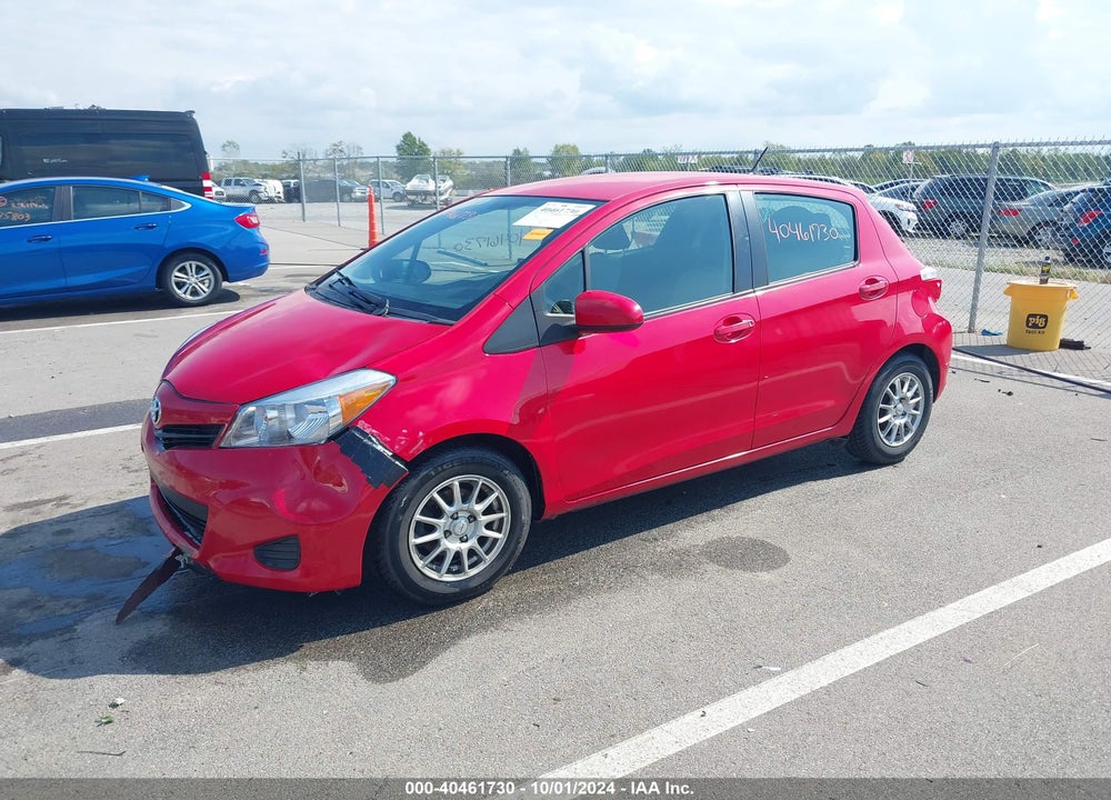 2014 TOYOTA YARIS VIN: JTDKTUD36ED592371