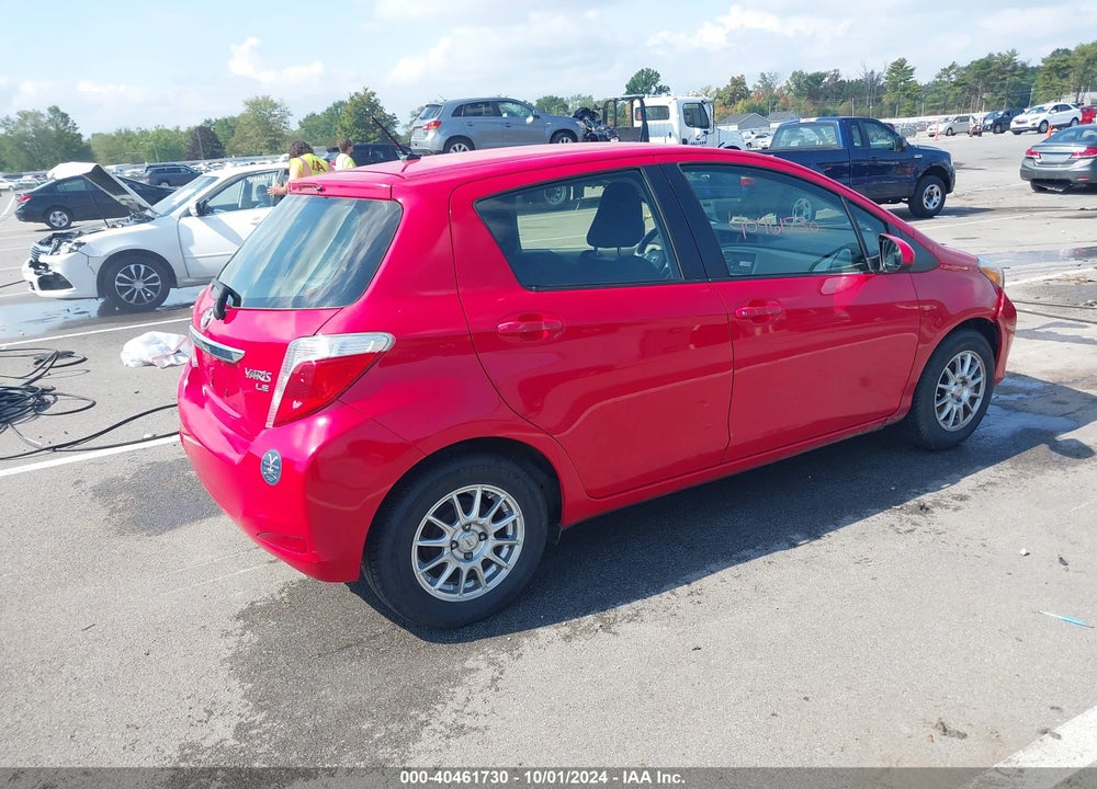 2014 TOYOTA YARIS VIN: JTDKTUD36ED592371