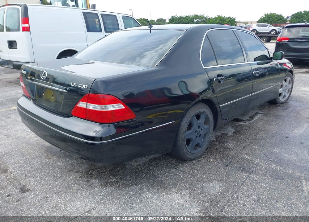 2004 LEXUS LS 430 VIN: JTHBN36FX40140701