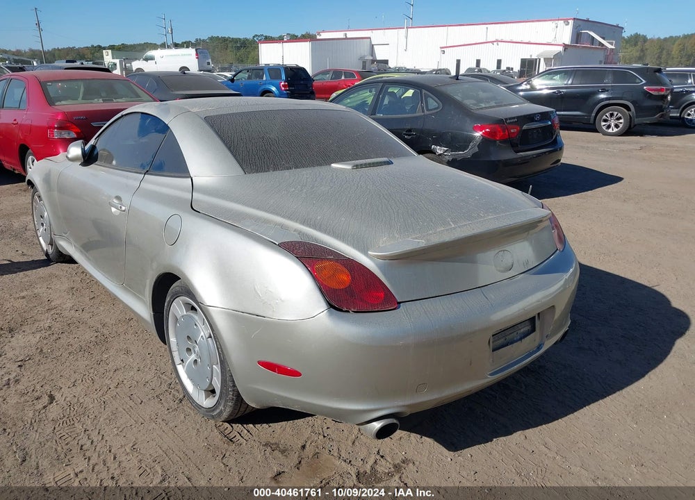 2002 LEXUS SC 430 VIN: JTHFN48Y120006615