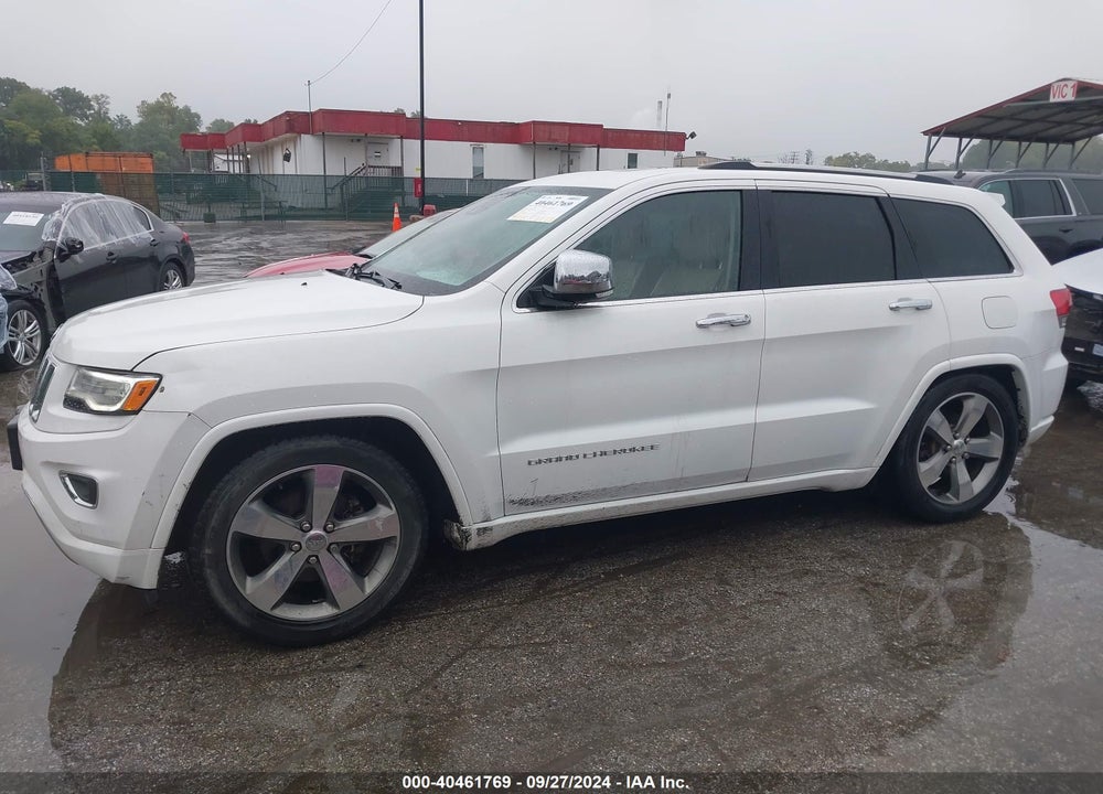 2016 JEEP GRAND CHEROKEE OVERLAND VIN: 1C4RJFCG1GC319593