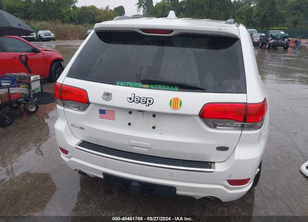 2016 JEEP GRAND CHEROKEE OVERLAND VIN: 1C4RJFCG1GC319593