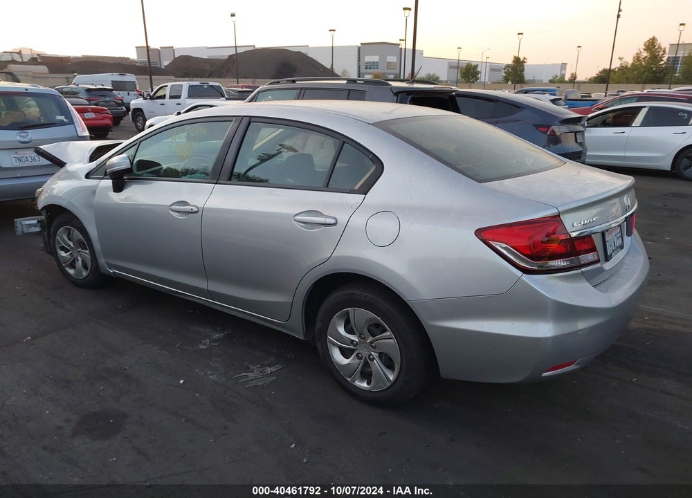 2014 HONDA CIVIC LX VIN: 19XFB2F53EE225675