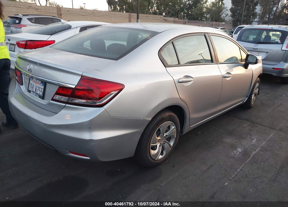 2014 HONDA CIVIC LX VIN: 19XFB2F53EE225675
