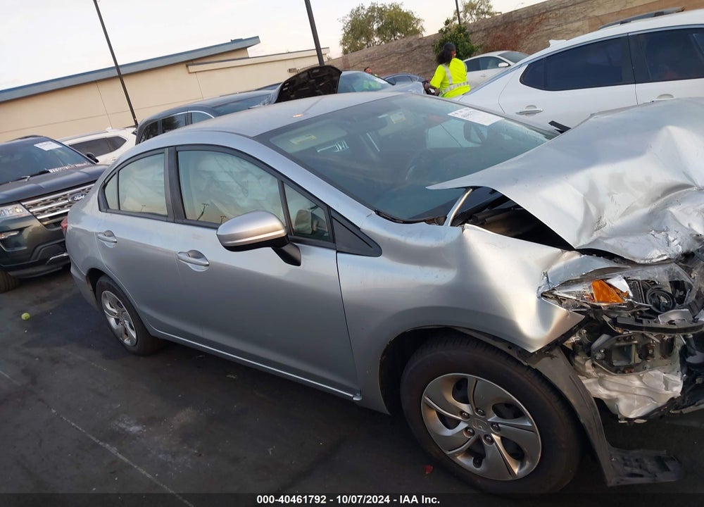 2014 HONDA CIVIC LX VIN: 19XFB2F53EE225675