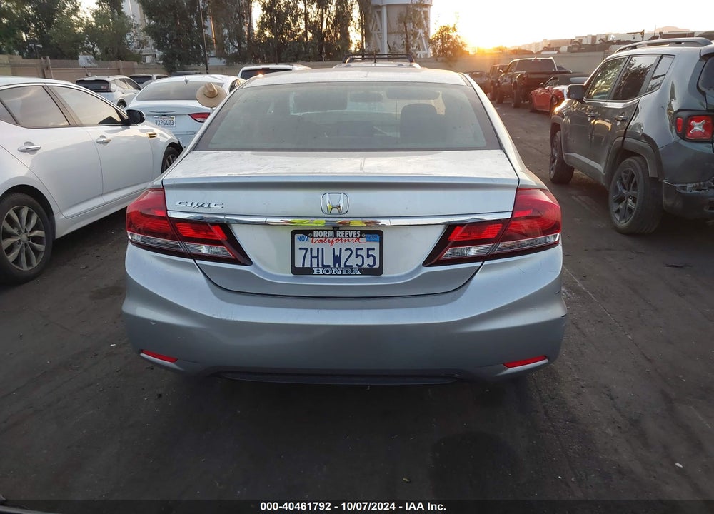 2014 HONDA CIVIC LX VIN: 19XFB2F53EE225675