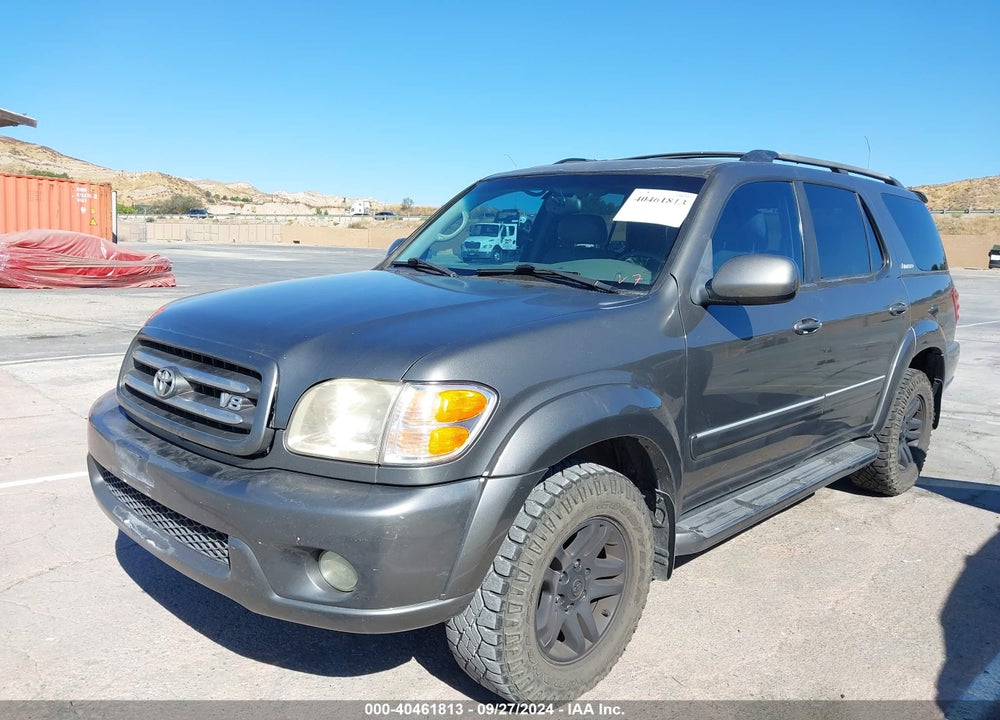 2003 TOYOTA SEQUOIA LIMITED V8 VIN: 5TDZT38AX3S203542