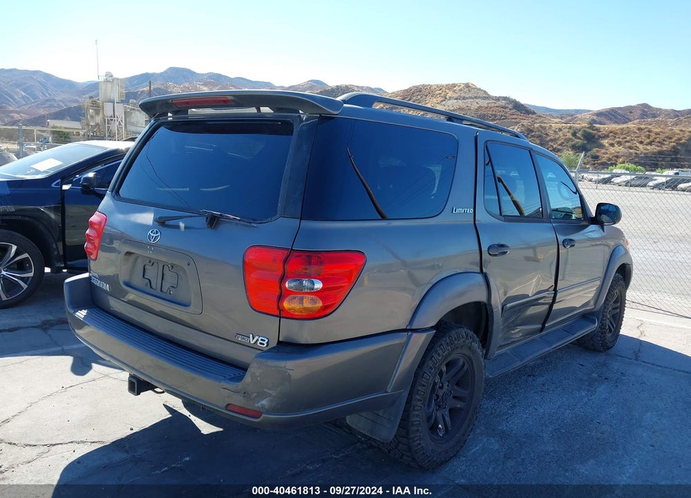 2003 TOYOTA SEQUOIA LIMITED V8 VIN: 5TDZT38AX3S203542