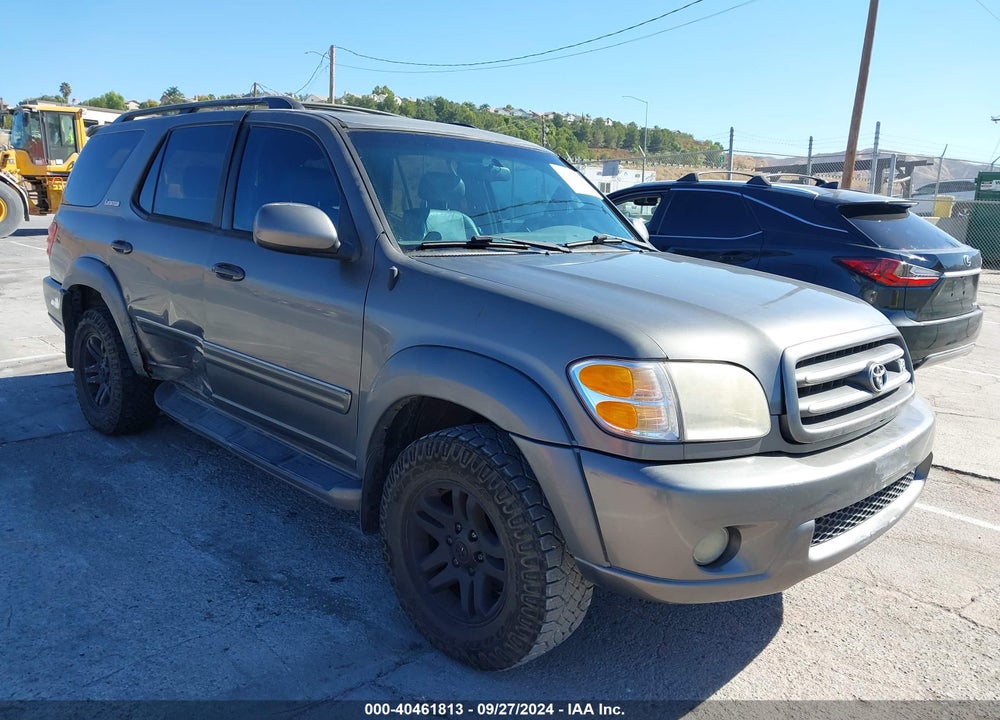 2003 TOYOTA SEQUOIA LIMITED V8 VIN: 5TDZT38AX3S203542