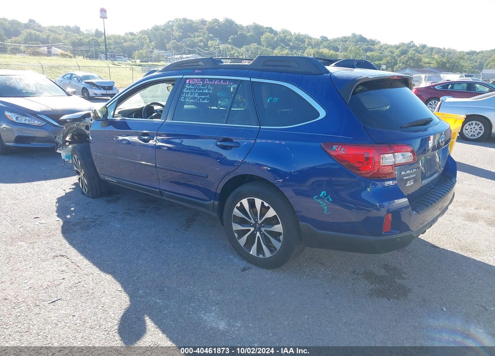 2017 SUBARU OUTBACK 2.5I LIMITED VIN: 4S4BSANC1H3365160