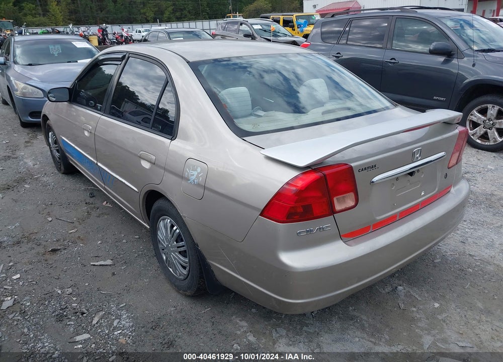 2002 HONDA CIVIC LX VIN: 1HGES165X2L033194