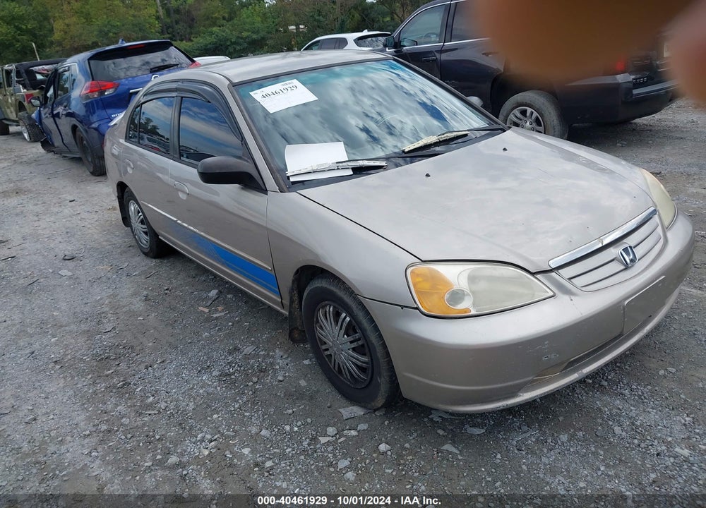 2002 HONDA CIVIC LX VIN: 1HGES165X2L033194