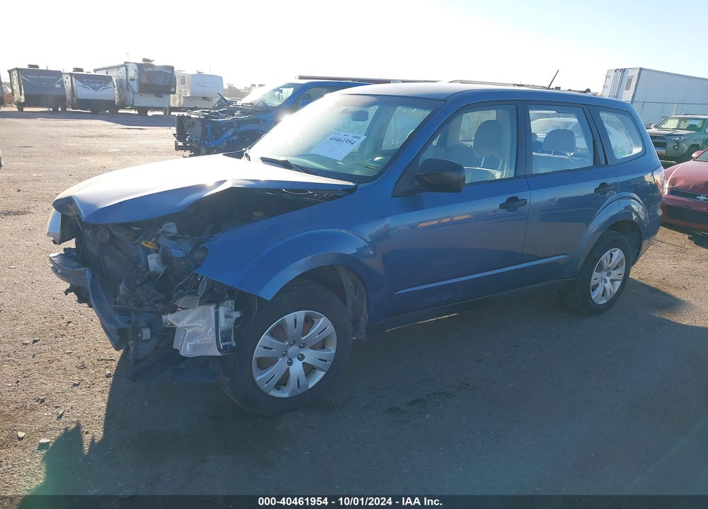 2010 SUBARU FORESTER 2.5X VIN: JF2SH6AC3AH733354
