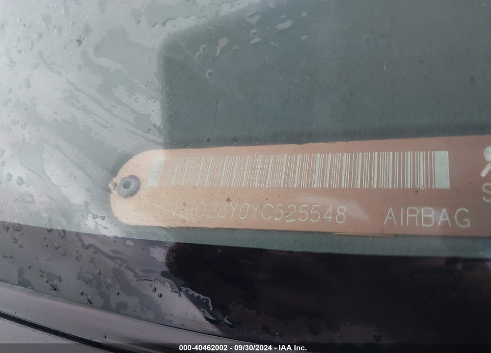 2000 NISSAN XTERRA SE/XE VIN: 5N1ED28Y0YC525548