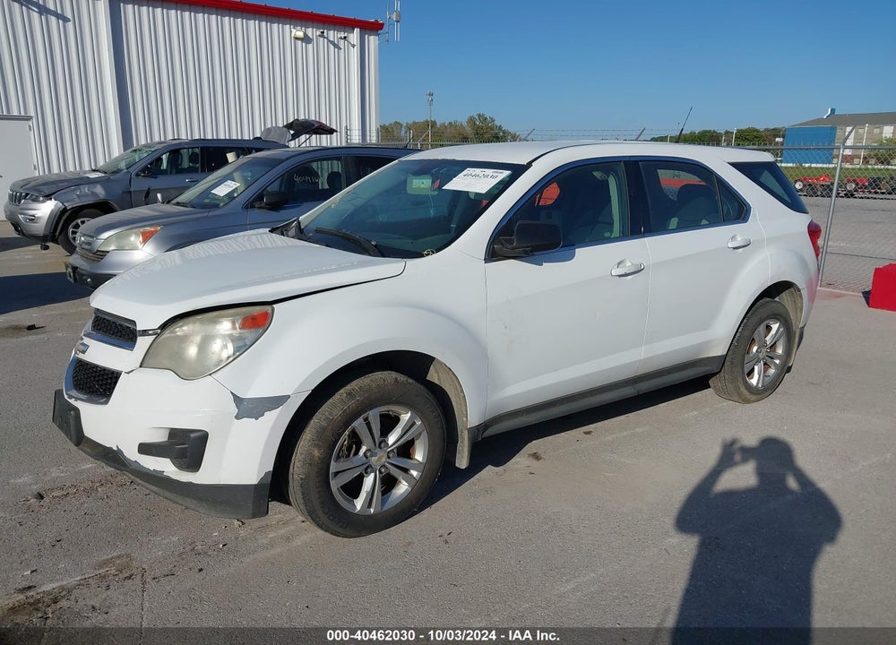 2011 CHEVROLET EQUINOX LS VIN: 2CNALBEC7B6235222