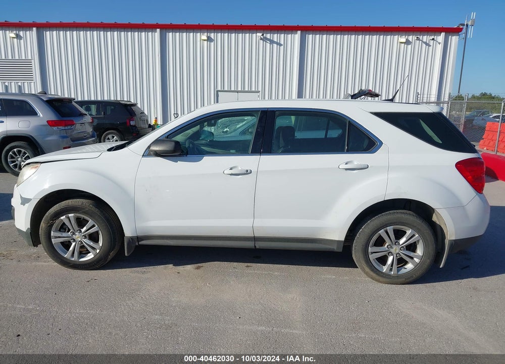 2011 CHEVROLET EQUINOX LS VIN: 2CNALBEC7B6235222