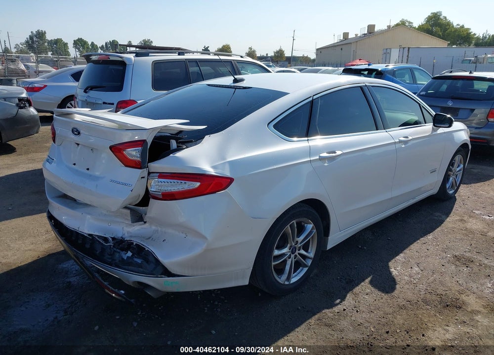 2015 FORD FUSION ENERGI TITANIUM VIN: 3FA6P0SU3FR173659