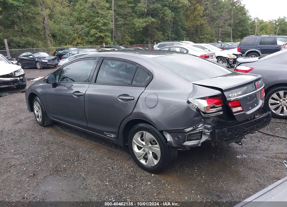 2015 HONDA CIVIC LX VIN: 19XFB2F53FE233180