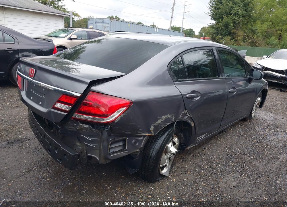 2015 HONDA CIVIC LX VIN: 19XFB2F53FE233180