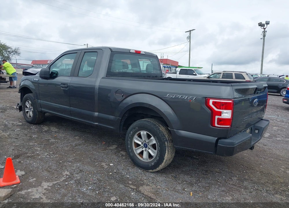 2018 FORD F150 SUPER CAB VIN: 1FTEX1EP5JFB24227