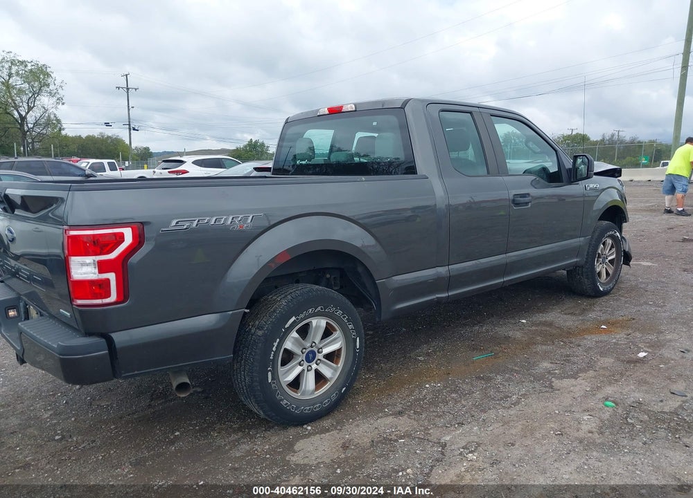 2018 FORD F150 SUPER CAB VIN: 1FTEX1EP5JFB24227