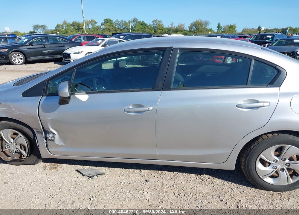 2015 HONDA CIVIC LX VIN: 19XFB2F55FE115521