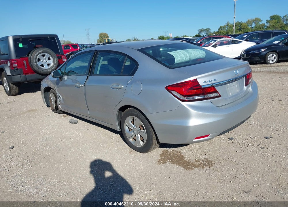 2015 HONDA CIVIC LX VIN: 19XFB2F55FE115521