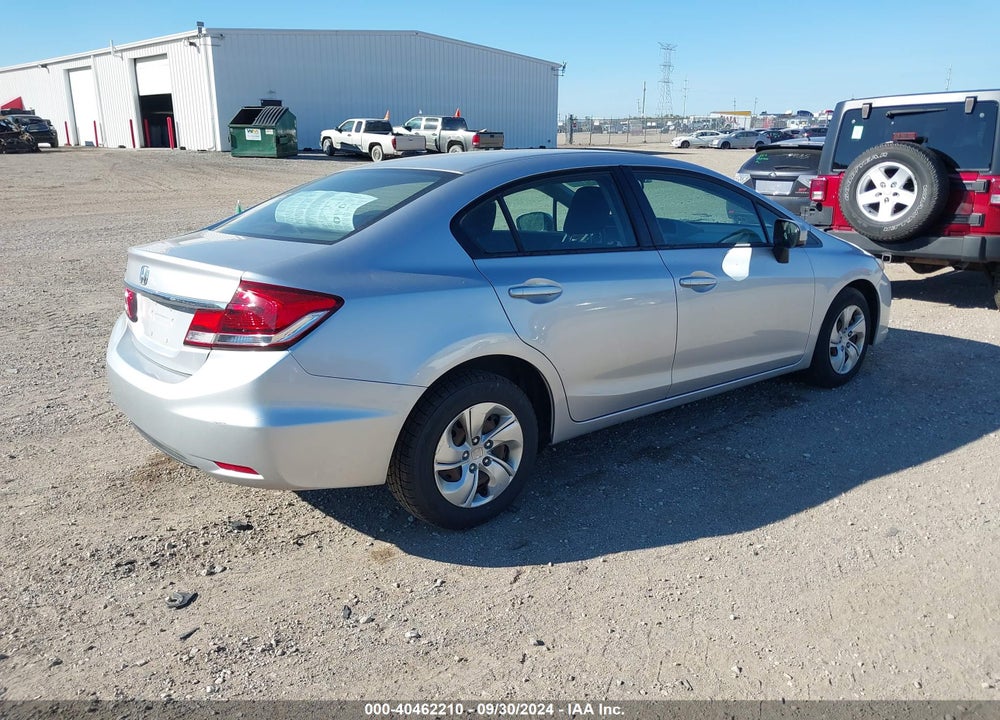 2015 HONDA CIVIC LX VIN: 19XFB2F55FE115521