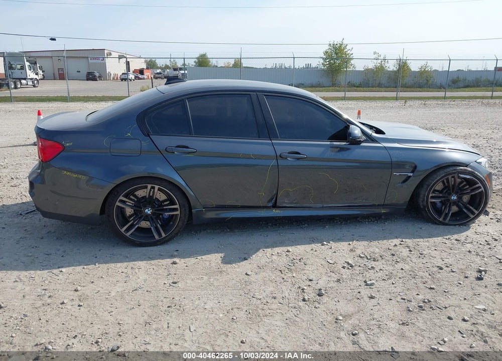 2015 BMW M3 VIN: WBS3C9C54FP804777