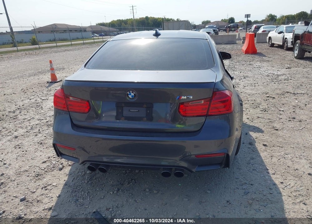 2015 BMW M3 VIN: WBS3C9C54FP804777
