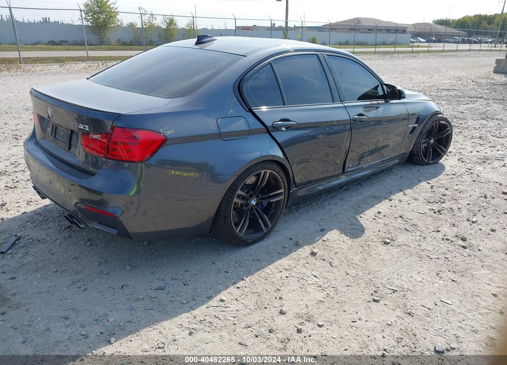 2015 BMW M3 VIN: WBS3C9C54FP804777